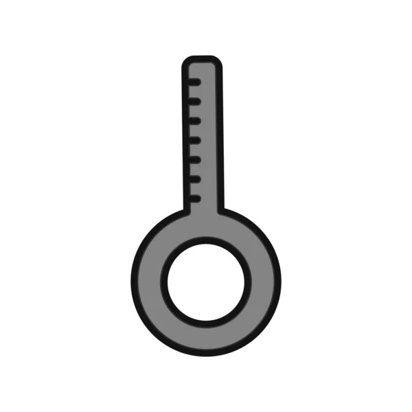 Thermometer Symbol Vektor Illustration — Stockvektor