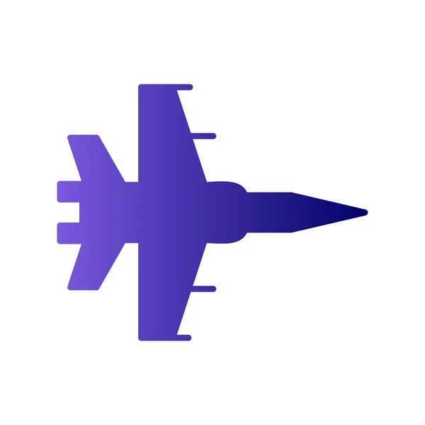 Icon Vektor Illustration Für Kampfjet — Stockvektor