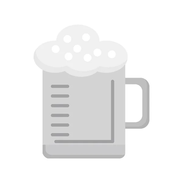 Tasse Bière Icône Web Design Simple — Image vectorielle