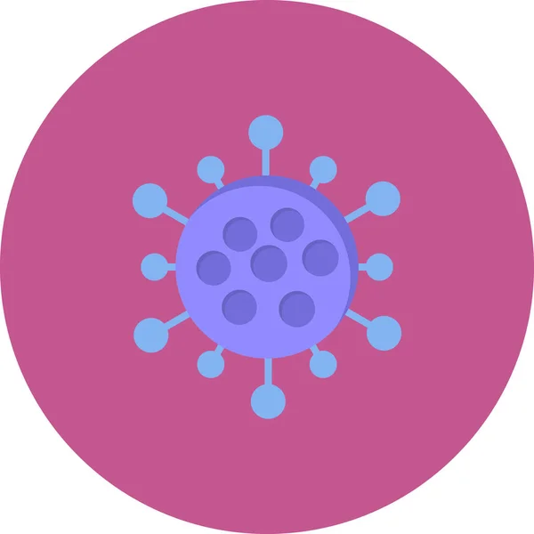 Virus Icono Ilustración Vectorial — Vector de stock