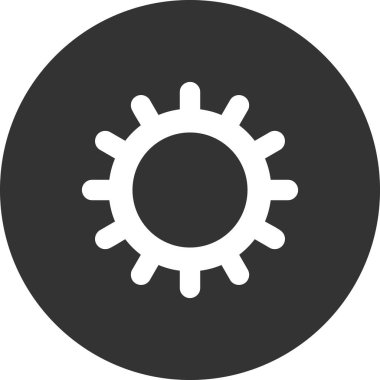 Teçhizat Web simgesi basit bir illüstrasyon. Sembol ayarlanıyor