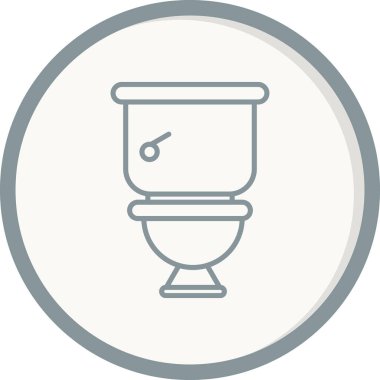 tuvalet ikonu vektör illüstrasyonu