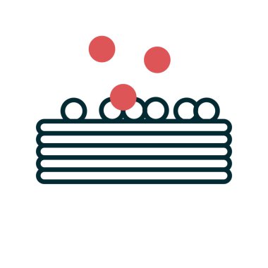 Top havuzu ikon vektör çizimi