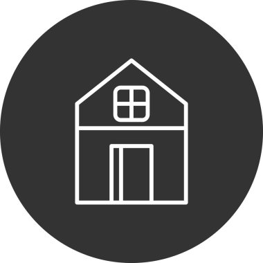 ev simgesi vektör illüstrasyonu