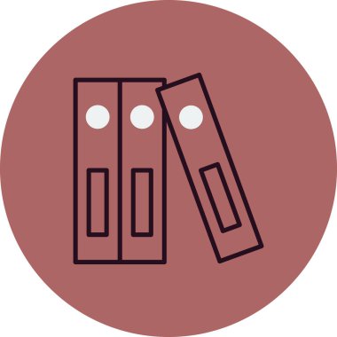 dizinler, katalog düz simgesi