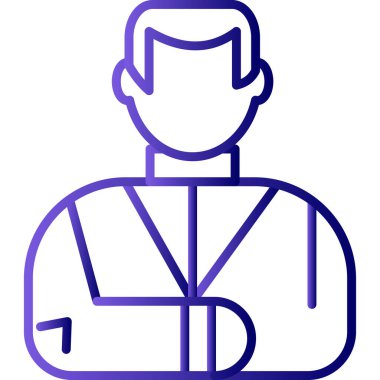 man simgesi vektör illüstrasyonu