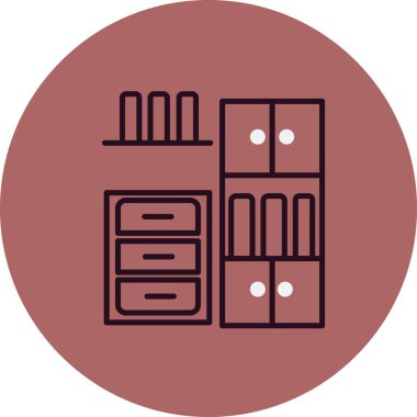 kabinenin vektör illüstrasyonu 