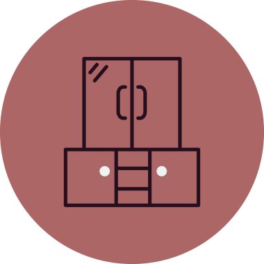 kabinenin vektör illüstrasyonu 