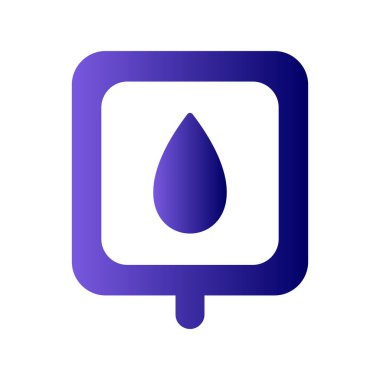 Kan Torbası simgesi, vektör çizimi