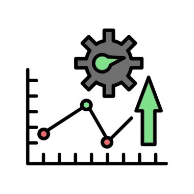 Üretkenliğin vektör illüstrasyonu 