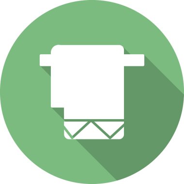 havlu ikonu vektör illüstrasyonu