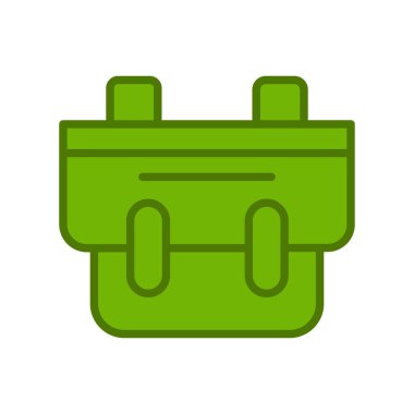 evrak çantası simgesi, vektör illüstrasyonu, çanta simgesi