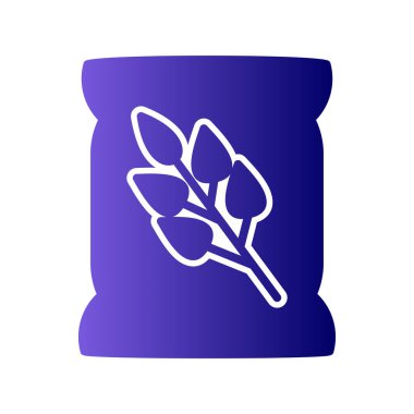 Tohum çantası simgesini, vektör çizim