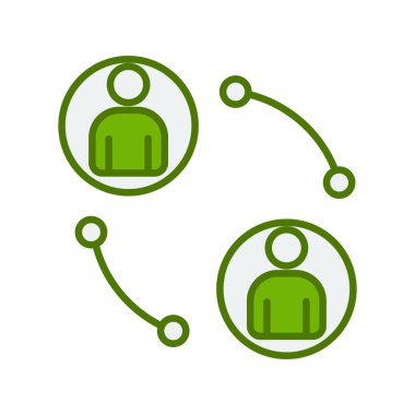 Bağlantı simgesi, vektör illüstrasyonu