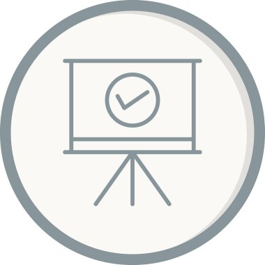 Keneli tahta. Web simgesi vektör illüstrasyonu