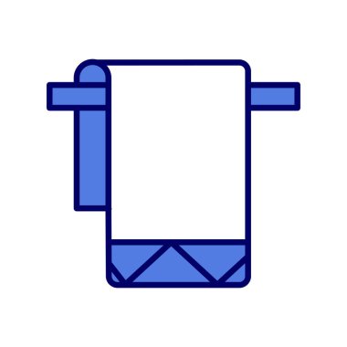 havlu ikonu vektör illüstrasyonu