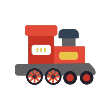 tren simgesi, vektör illüstrasyonu