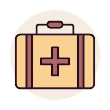 evrak çantası ikonu vektör illüstrasyonu