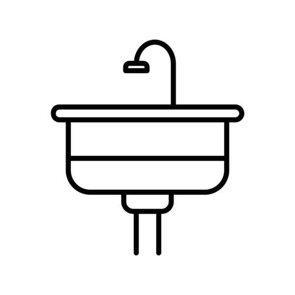 Sink Icon Vektor Illustration — Stockvektor