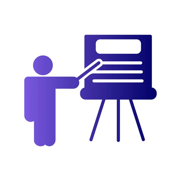 Εικονογράφηση Φορέα Εικονιδίου Δασκάλου — Διανυσματικό Αρχείο