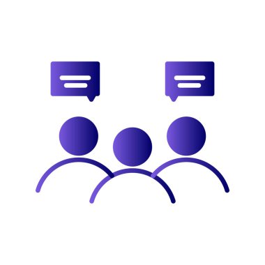 takım, grup simgesi vektör illüstrasyonu