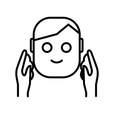 Yıka Surat. Basit resimleme