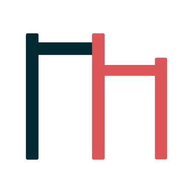 Chin Up simgesinin vektör görüntüsü  