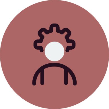 yönetici simgesi vektör çizimi