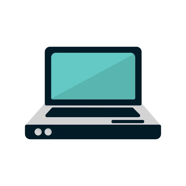 Laptop Web Symbol Einfache Illustration — Stockvektor