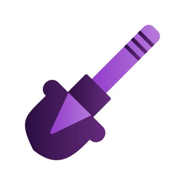 Düz vektör simge kürek