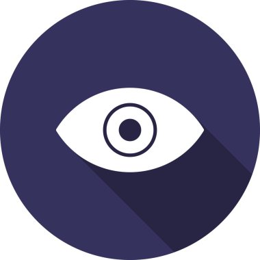 Göz simgesi vektör illüstrasyonu