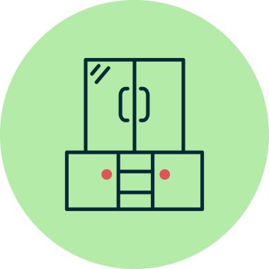 kabinenin vektör illüstrasyonu 