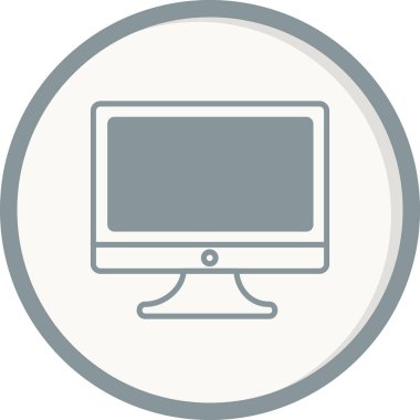 ekranı izle. Basit illüstrasyon