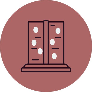 Ağ için Duvar simgesi vektörüne tırmanılıyor 