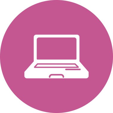 Bilgisayar. Web simgesi basit illüstrasyon 