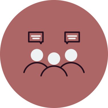 takım, grup simgesi vektör illüstrasyonu