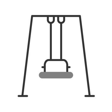 Swing simgesinin vektör illüstrasyonu