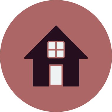 Ev simgesi vektör illüstrasyonu