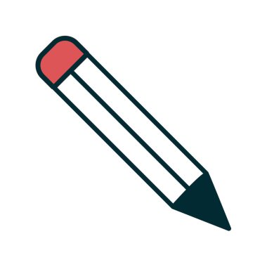 Kalem simgesi, vektör illüstrasyonu