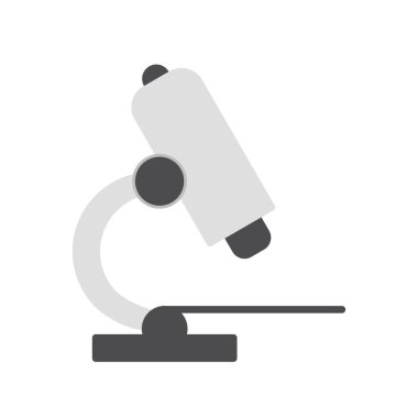 Mikroskop simgesi vektör çizimi