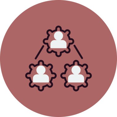 Ağ simgesi, vektör illüstrasyonu