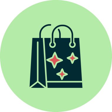 çanta simgesi vektör illüstrasyonu