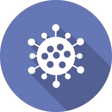 Virüs Simgesi, vektör illüstrasyonu