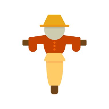 Korkuluk simgesinin vektör çizimi