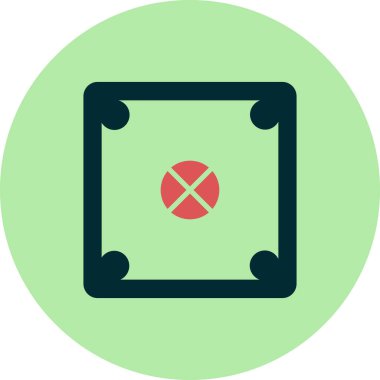 Carrom 'un vektör illüstrasyonu