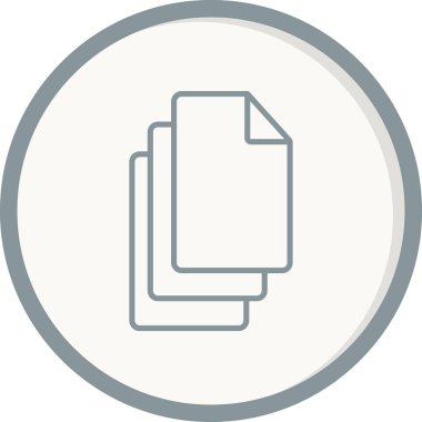 belge simgesi, illüstrasyon. düz tasarım biçimi.