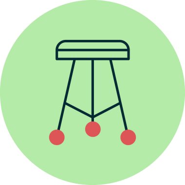 Dışkı simgesinin vektör illüstrasyonu