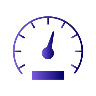 Hız göstergesi. Web simgesi basit tasarım 