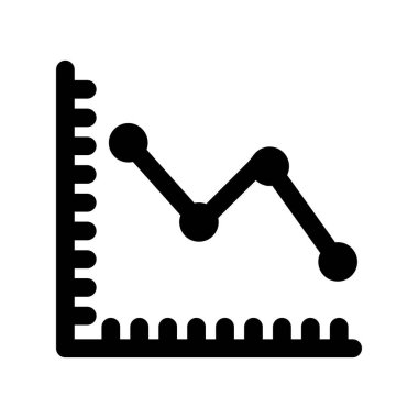 çizgi grafik simgesi, vektör çizim