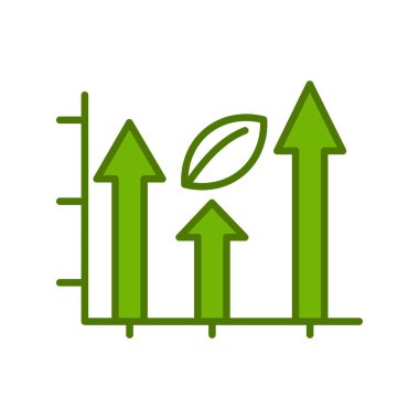 Grafik simgesi vektör illüstrasyonu